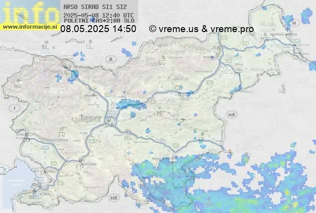 Radarska karta padavin