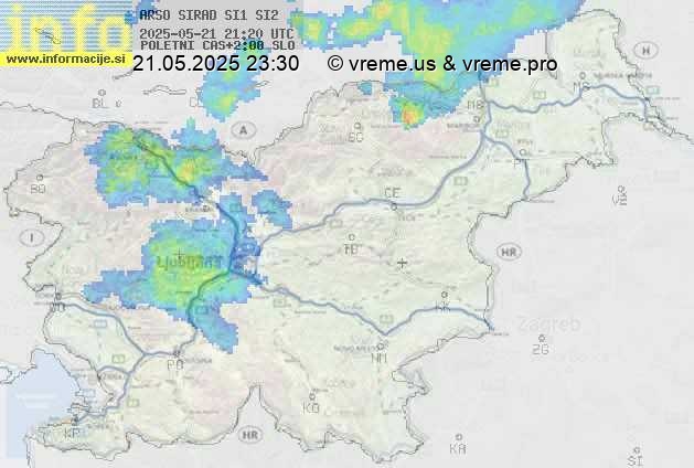 Radarska karta padavin