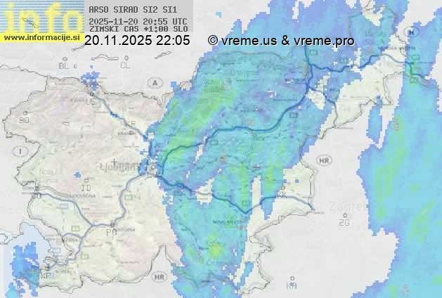 Radarska karta padavin