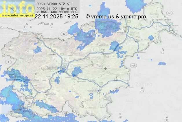 Radarska karta padavin