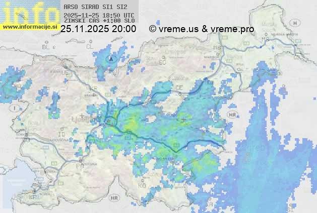 Radarska karta padavin