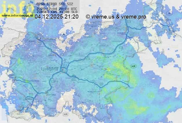 Radarska karta padavin