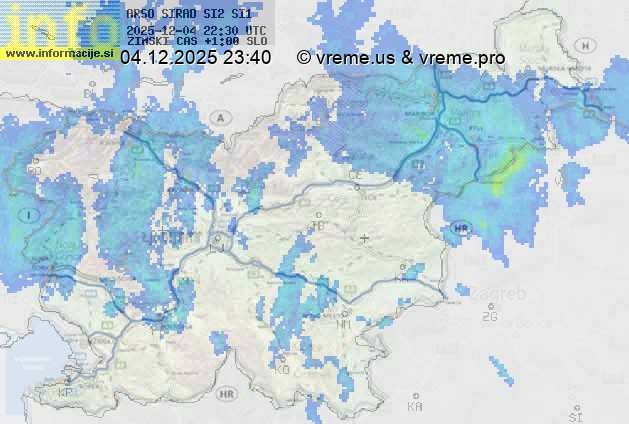 Radarska karta padavin