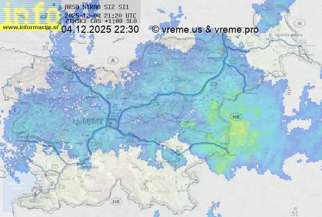 Radarska karta padavin