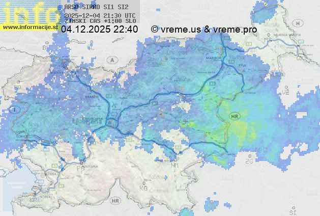 Radarska karta padavin