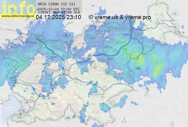 Radarska karta padavin