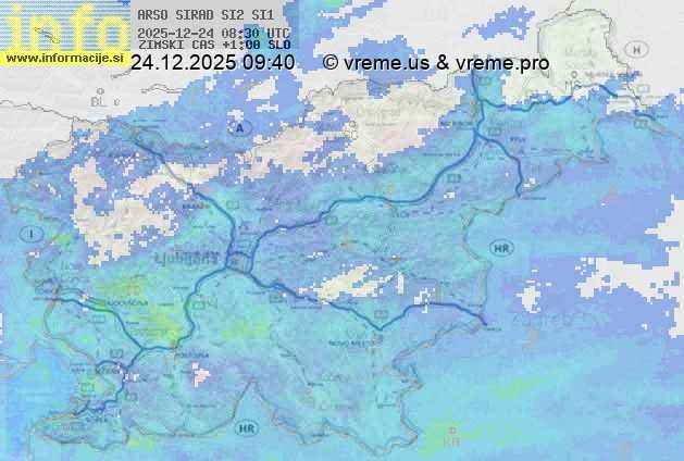 Radarska karta padavin