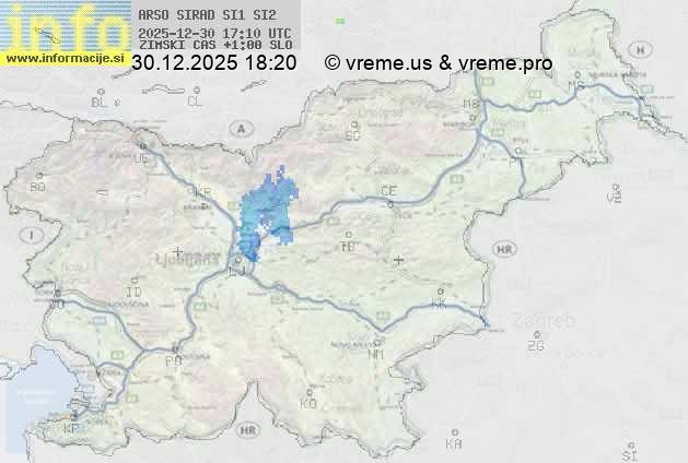 Radarska karta padavin