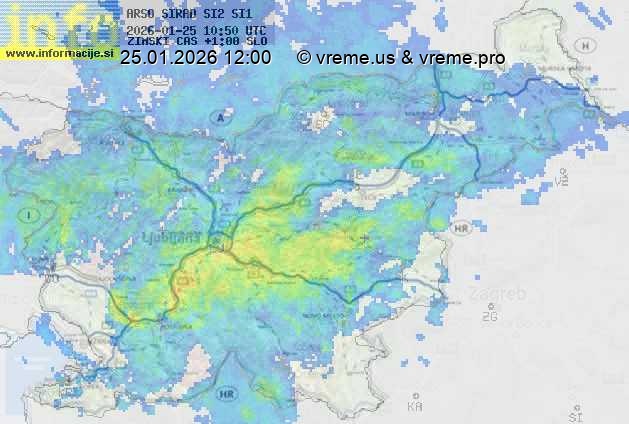 Radarska karta padavin