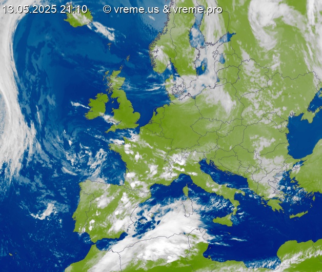 Oblačnost Evropa