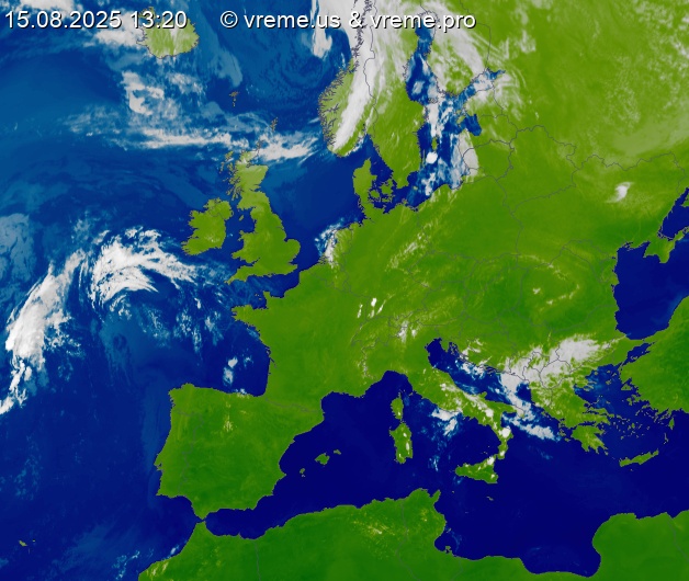 Oblačnost Evropa