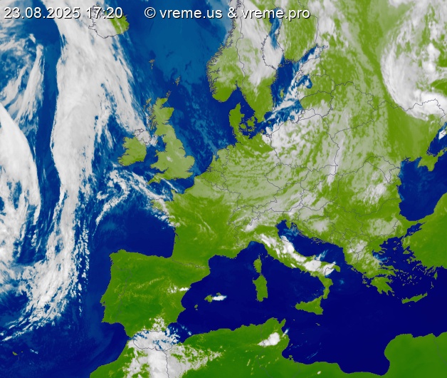 Oblačnost Evropa