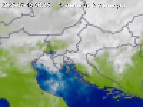 Oblačnost Slovenija
