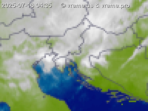 Oblačnost Slovenija