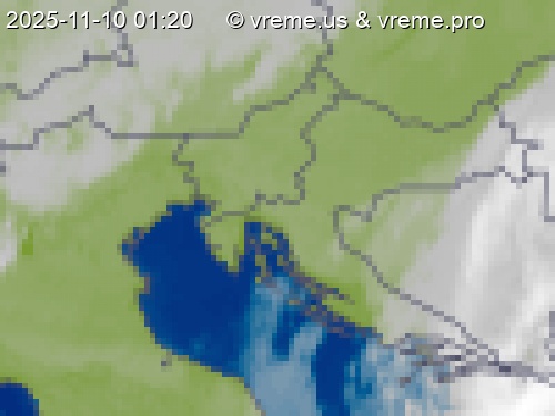 Oblačnost Slovenija