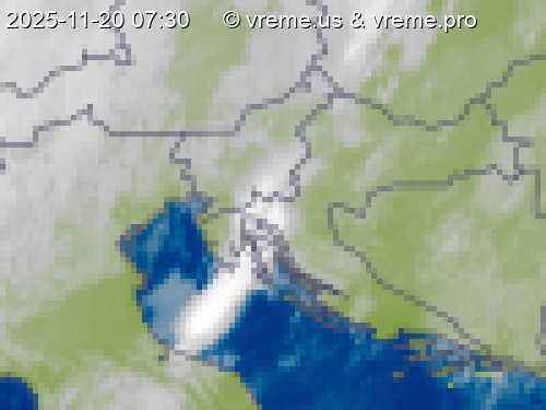 Oblačnost Slovenija