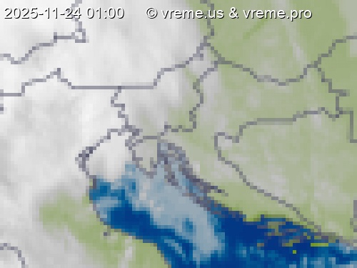 Oblačnost Slovenija